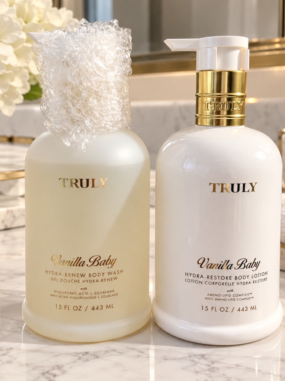 TRULY Vanilla Baby Body Wash & Lotion Bundle! You get both!
